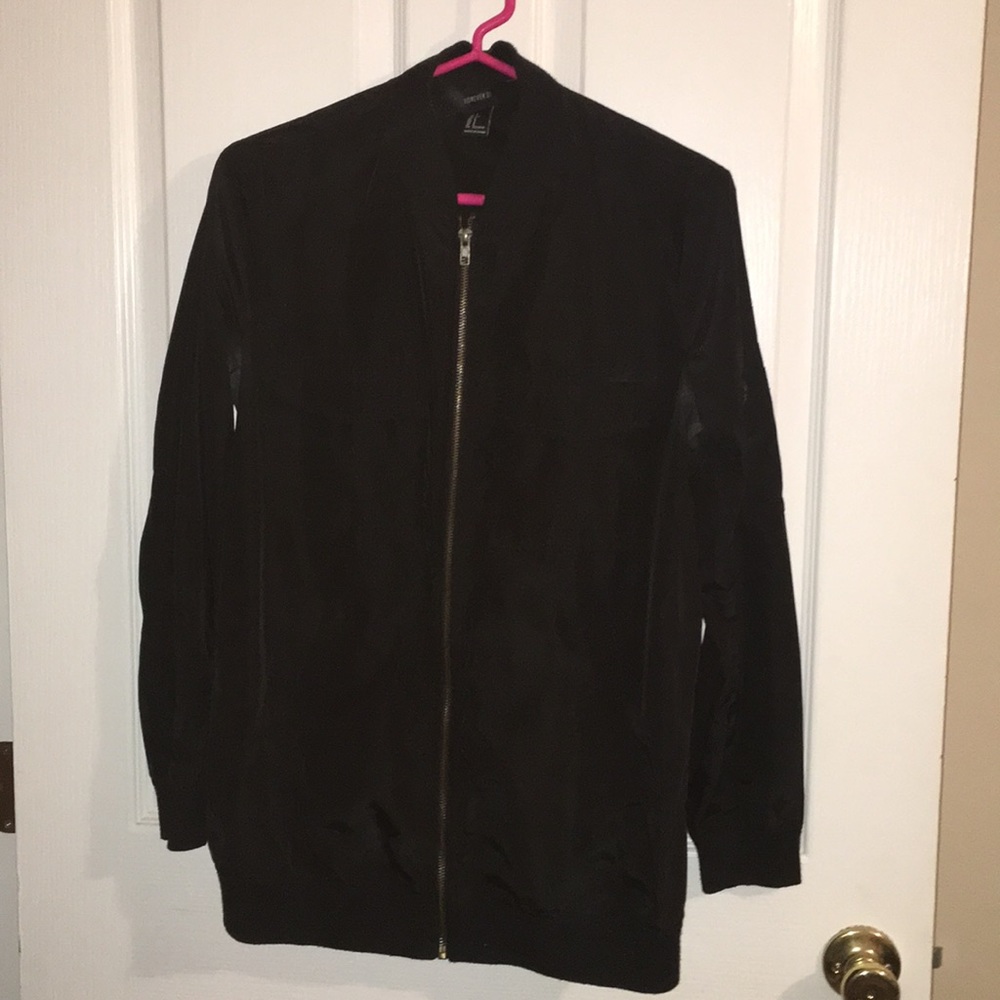 Black Bomber Jacket
